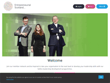 Tablet Screenshot of entrepreneurialscotland.com
